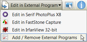 Add Any Graphics Program as an External Editor